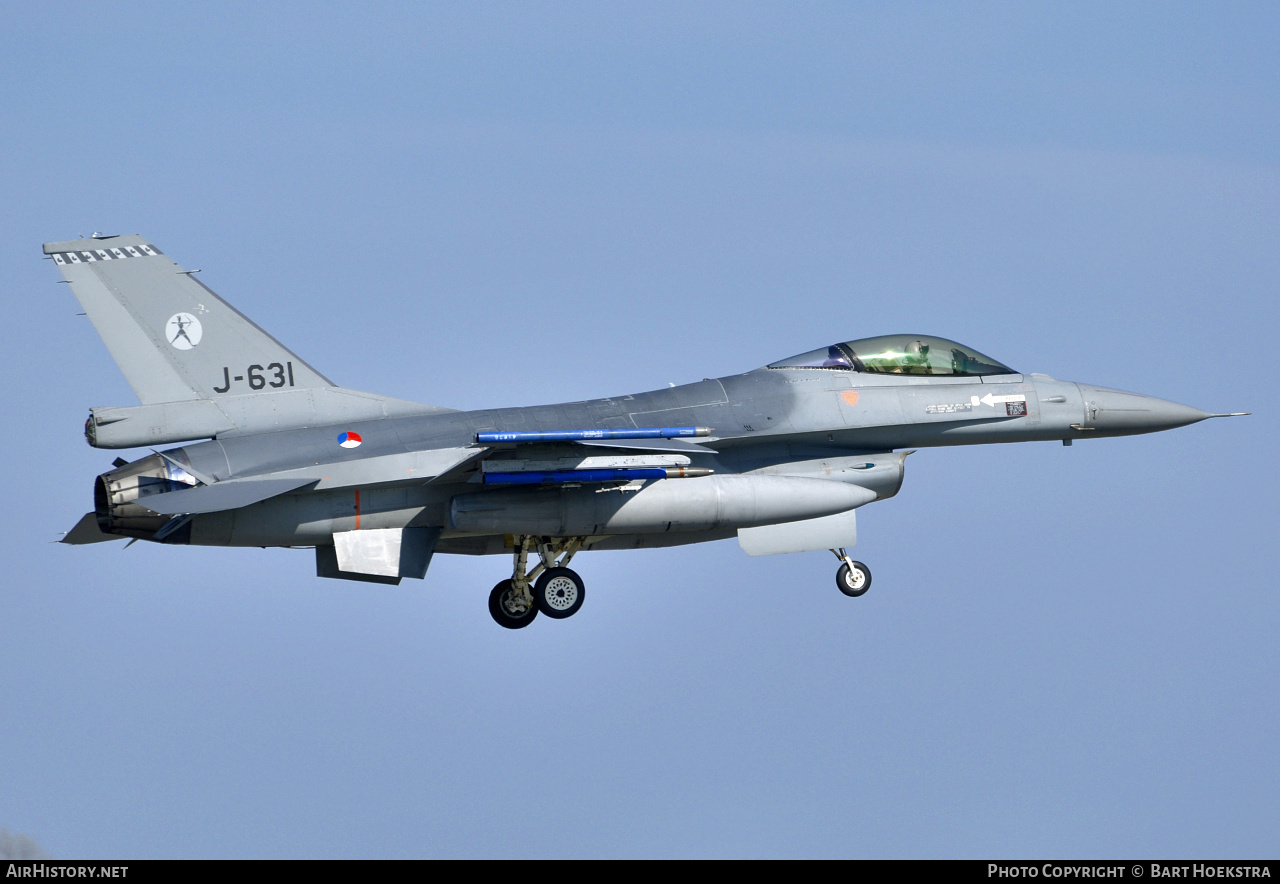 Aircraft Photo of J-631 | General Dynamics F-16AM Fighting Falcon | Netherlands - Air Force | AirHistory.net #295282