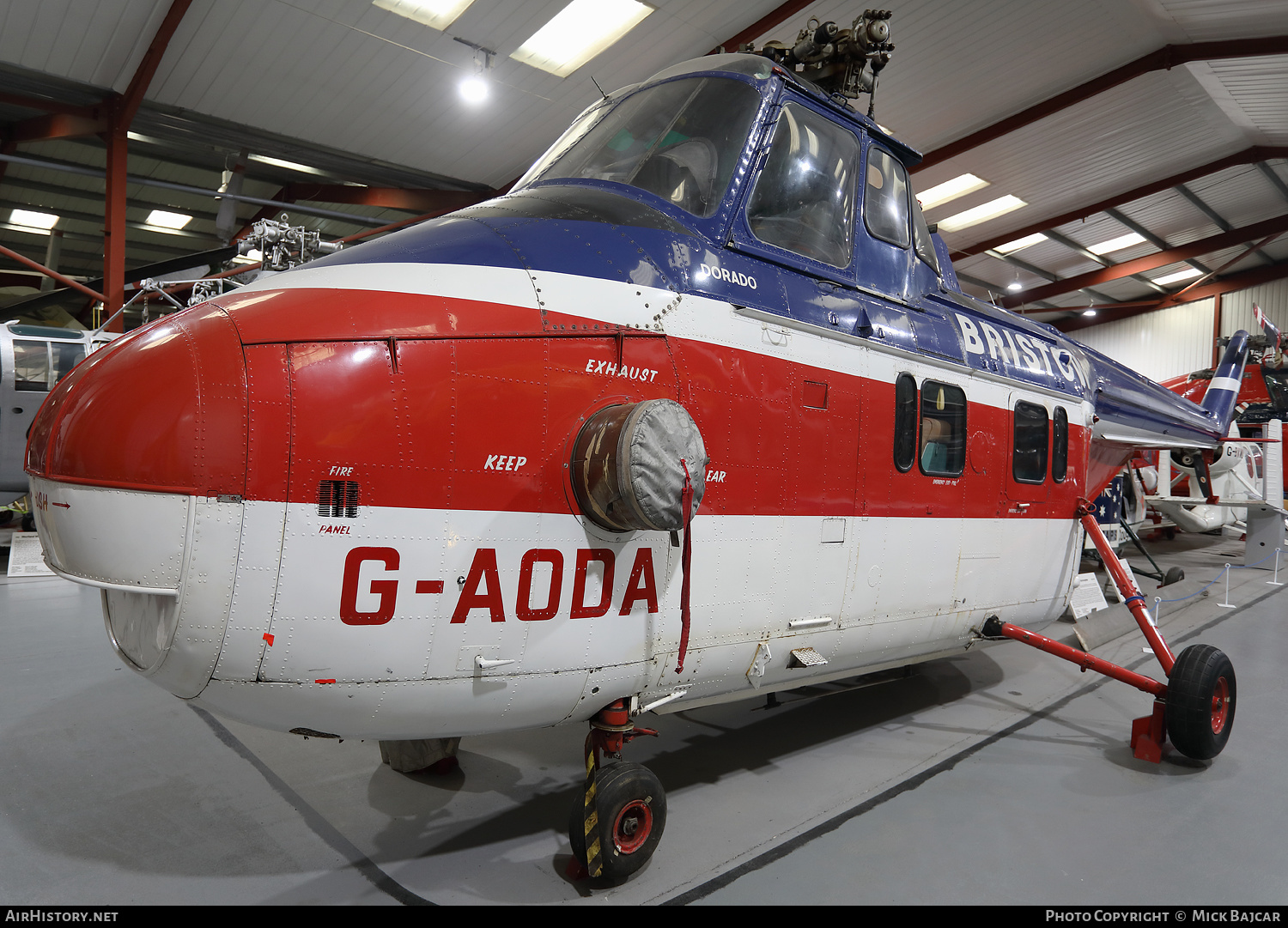 Aircraft Photo of G-AODA | Westland WS-55 Whirlwind 3 | Bristow Helicopters | AirHistory.net #295298