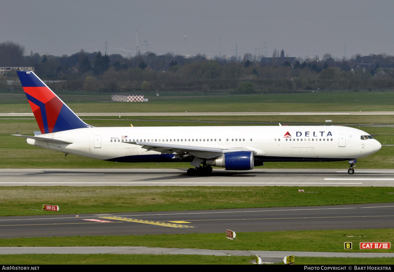 Aircraft Photo of N1602 | Boeing 767-332/ER | Delta Air Lines | AirHistory.net #295315