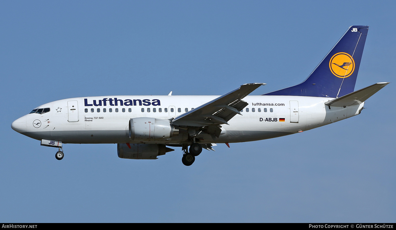 Aircraft Photo of D-ABJB | Boeing 737-530 | Lufthansa | AirHistory.net #295333