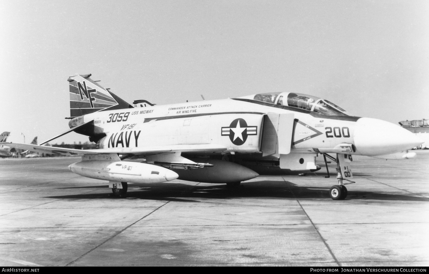 Aircraft Photo of 153059 | McDonnell F-4B Phantom II | USA - Navy | AirHistory.net #295359