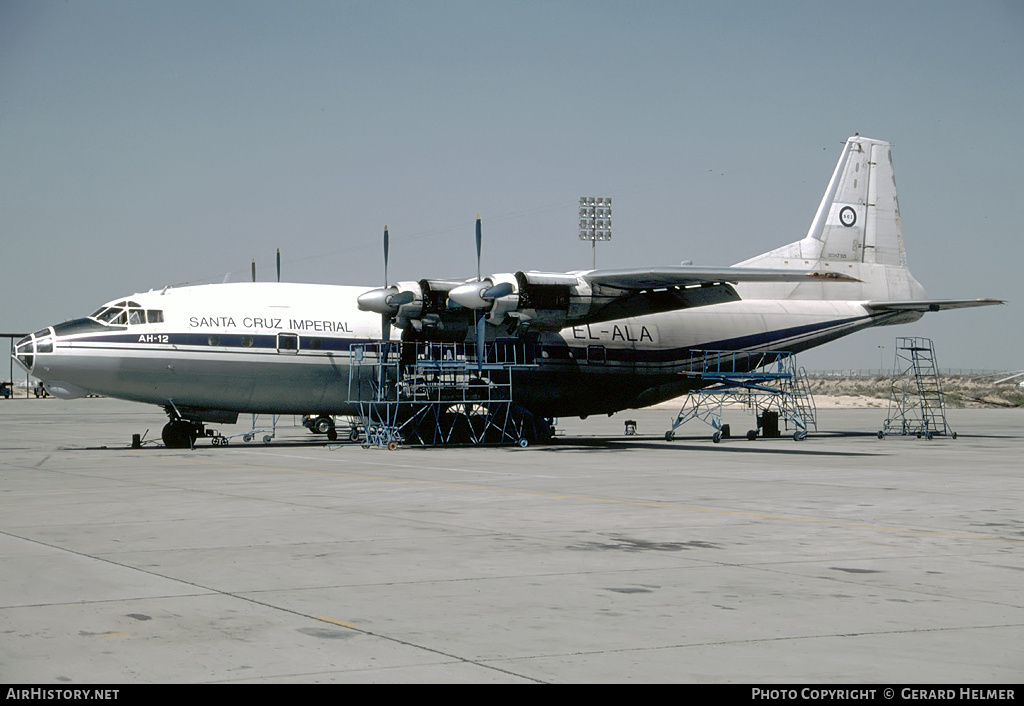 Aircraft Photo of EL-ALA | Antonov An-12B | Santa Cruz Imperial - SCI | AirHistory.net #295362