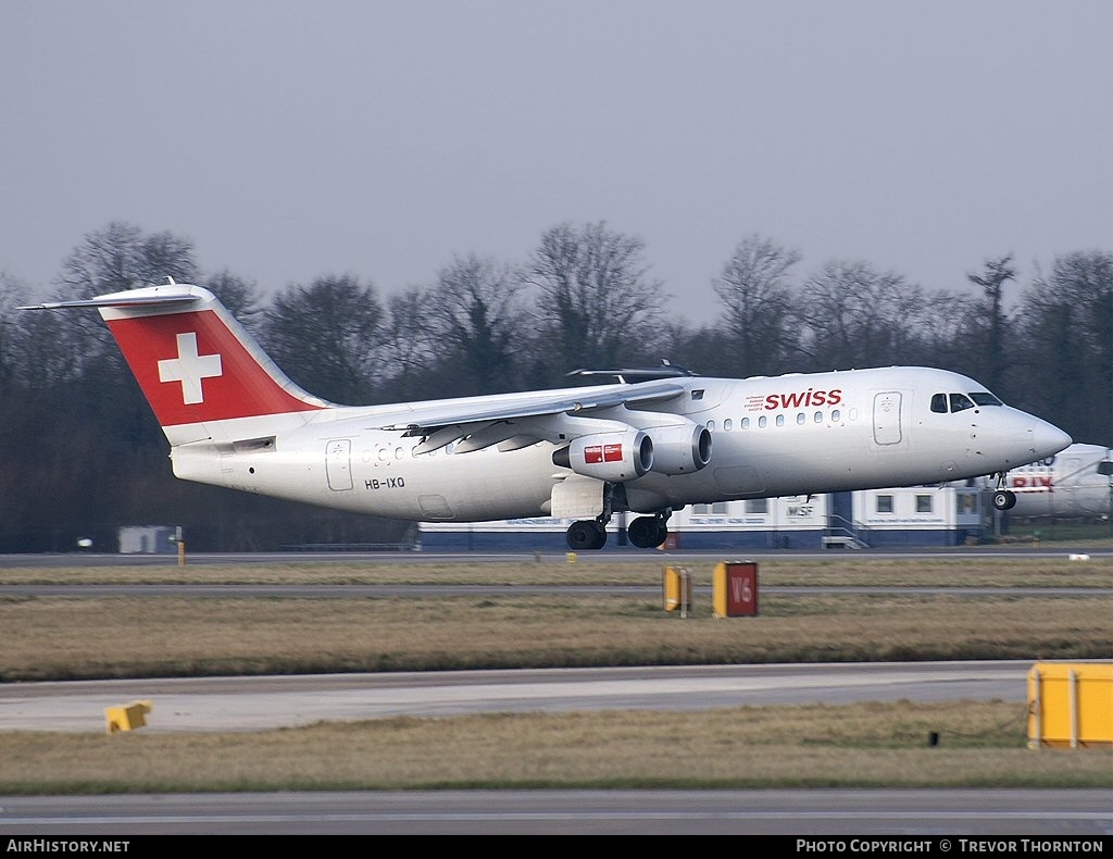 Aircraft Photo of HB-IXQ | British Aerospace Avro 146-RJ100 | Swiss International Air Lines | AirHistory.net #295379