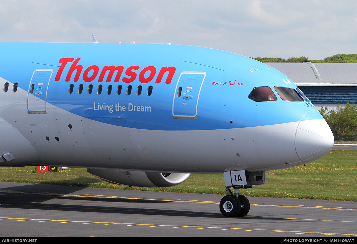 Aircraft Photo of G-TUIA | Boeing 787-8 Dreamliner | Thomson Airways | AirHistory.net #295415