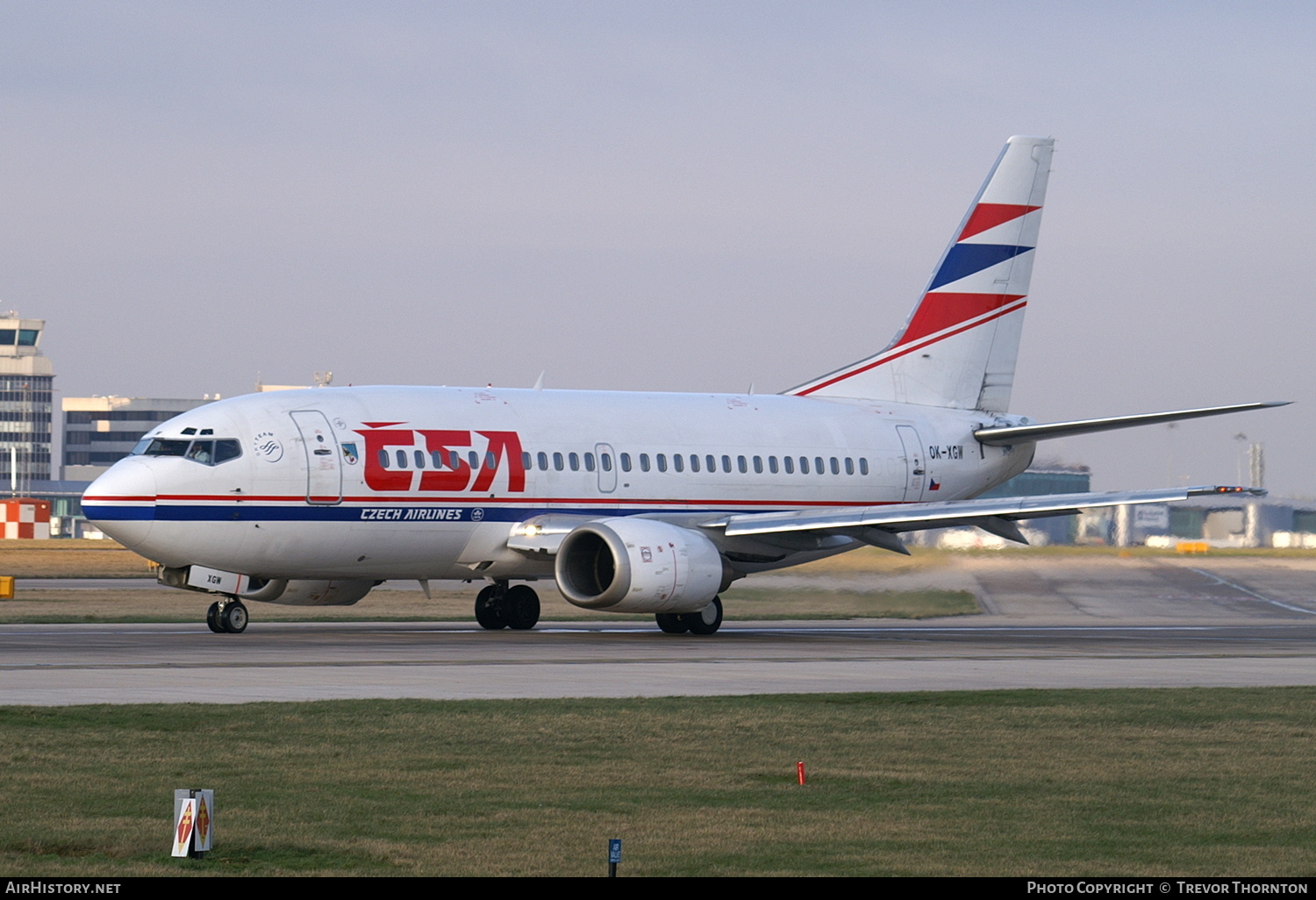 Aircraft Photo of OK-XGW | Boeing 737-5H6 | ČSA - Czech Airlines | AirHistory.net #295422