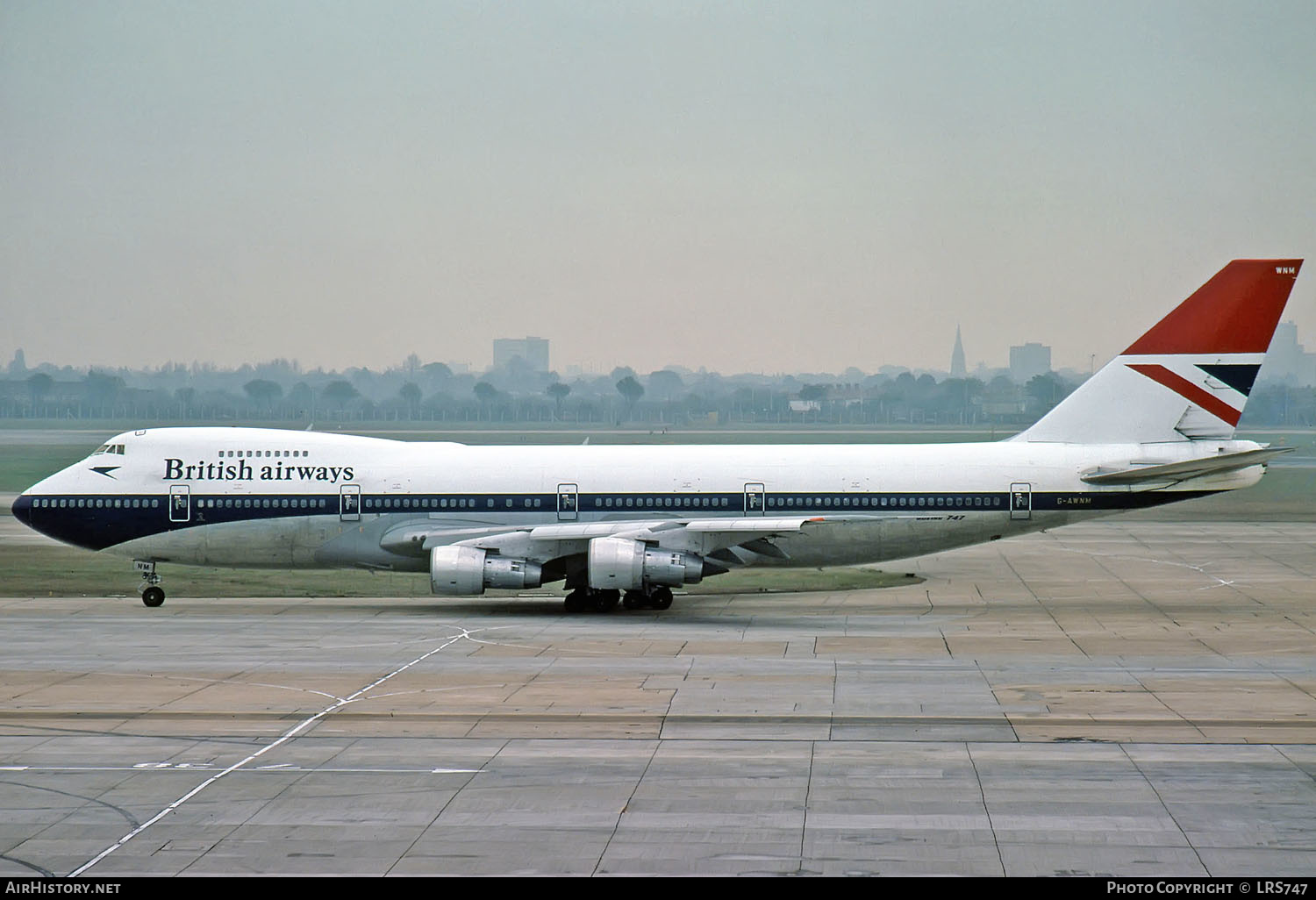 Aircraft Photo of G-AWNM | Boeing 747-136 | British Airways | AirHistory.net #295430