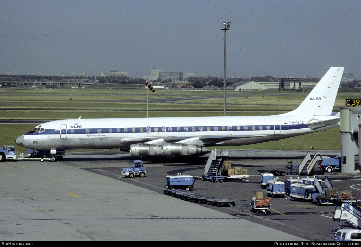 Aircraft Photo of PH-MAS | Douglas DC-8-55F | KLM - Royal Dutch Airlines | AirHistory.net #295465