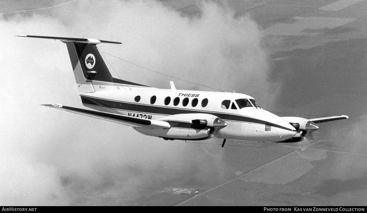 Aircraft Photo of N4473W | Beech 200 Super King Air | Thiess Contractors | AirHistory.net #295467