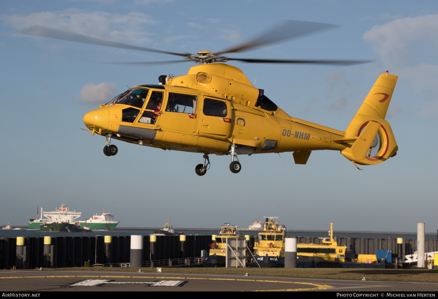 Aircraft Photo of OO-NHM | Eurocopter AS-365N-3 Dauphin 2 | NHV - Noordzee Helikopters Vlaanderen | AirHistory.net #295472