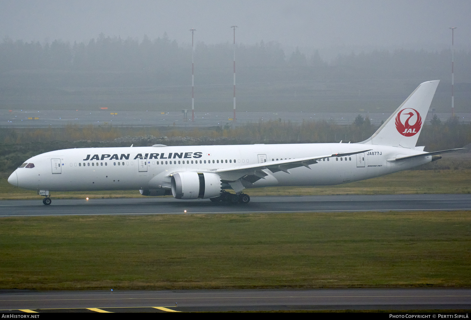 Aircraft Photo of JA877J | Boeing 787-9 Dreamliner | Japan Airlines - JAL | AirHistory.net #295473