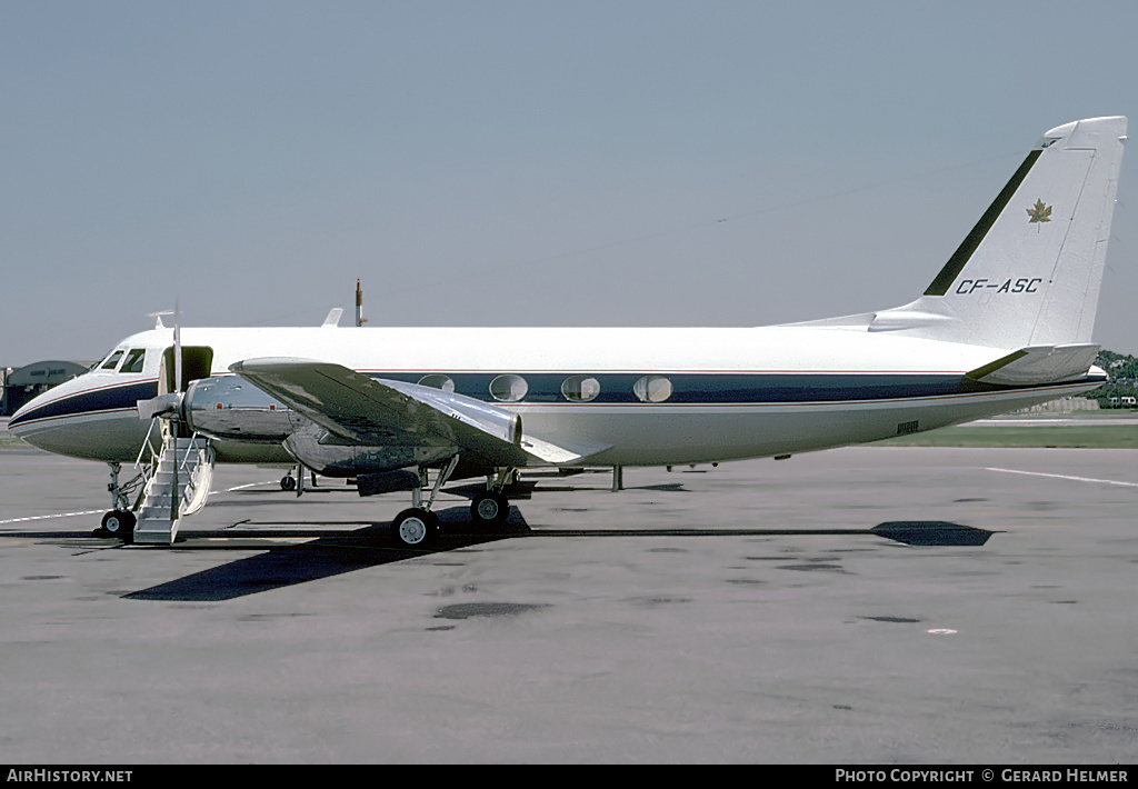 Aircraft Photo of CF-ASC | Grumman G-159 Gulfstream I | AirHistory.net #295509