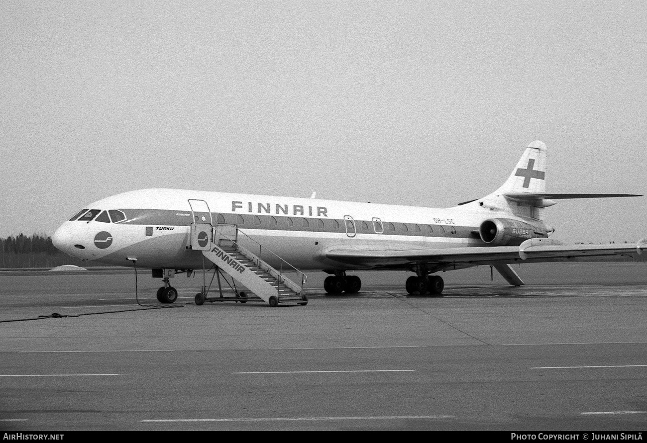Aircraft Photo of OH-LSC | Sud SE-210 Caravelle 10B3 Super B | Finnair | AirHistory.net #295526