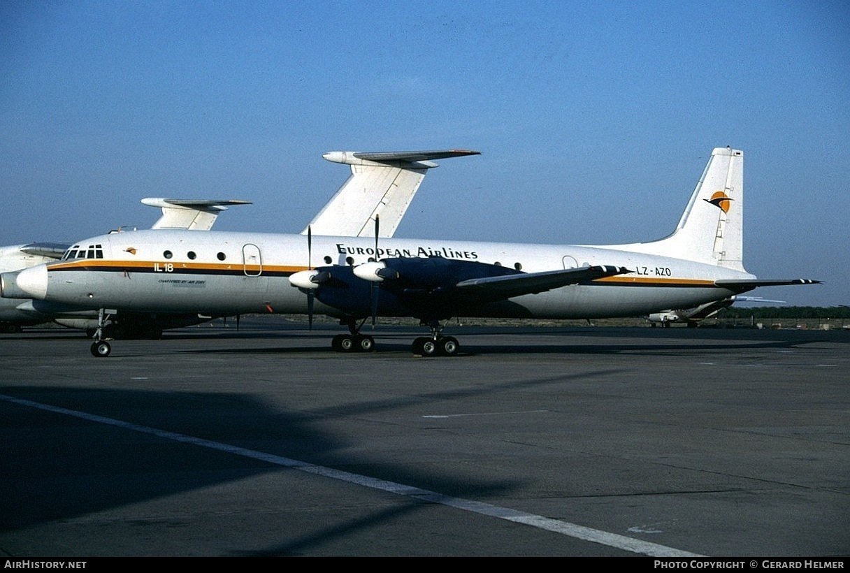 Aircraft Photo of LZ-AZO | Ilyushin Il-18V | European Airlines | AirHistory.net #295528