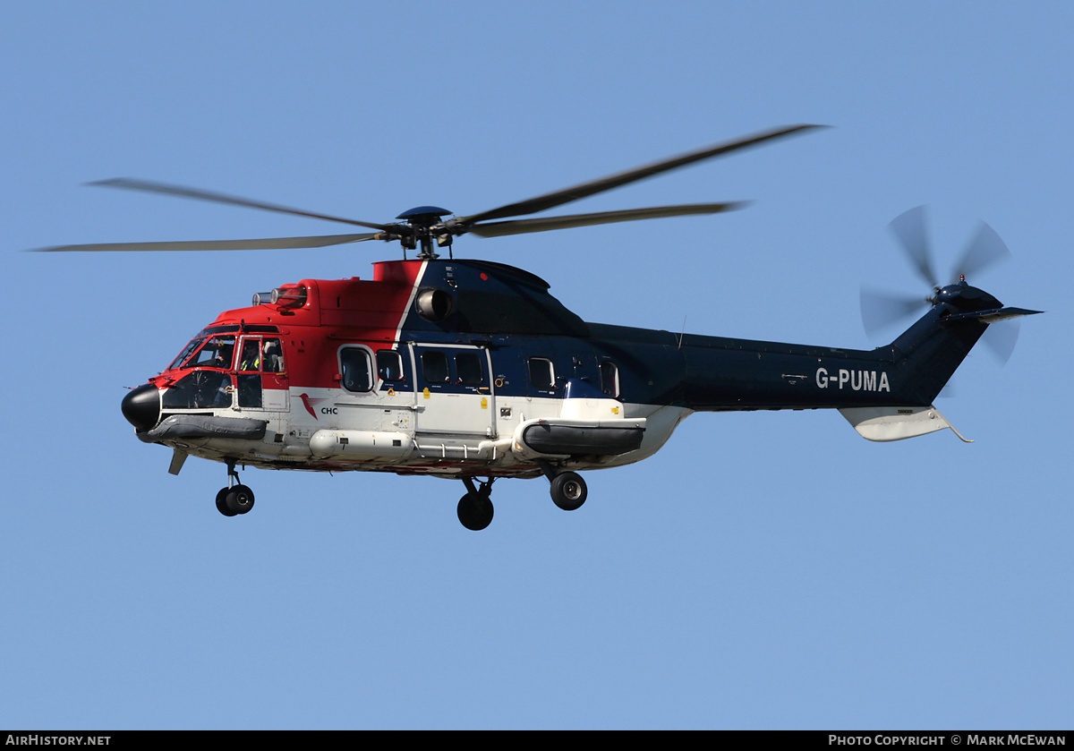Aircraft Photo of G-PUMA | Aerospatiale AS-332L Super Puma | CHC Helicopters | AirHistory.net #295550