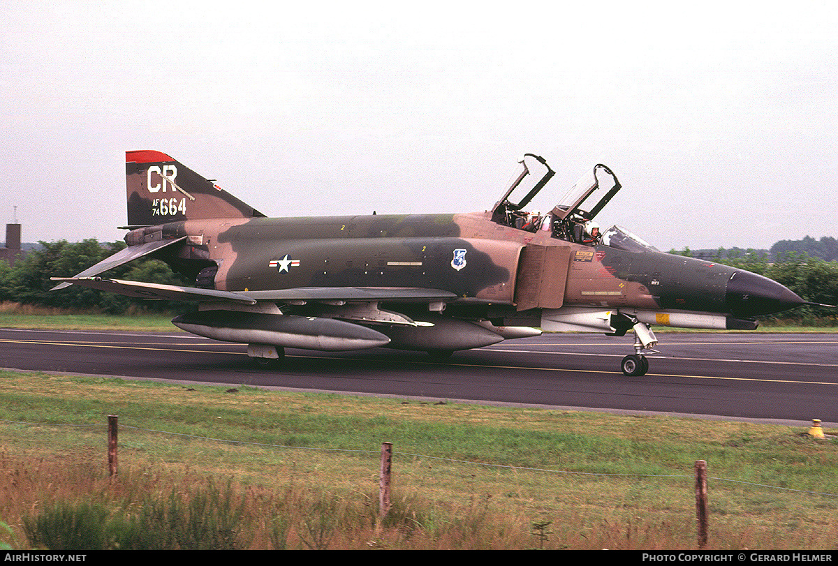 Aircraft Photo of 74-0664 | McDonnell Douglas F-4E Phantom II | USA - Air Force | AirHistory.net #295573