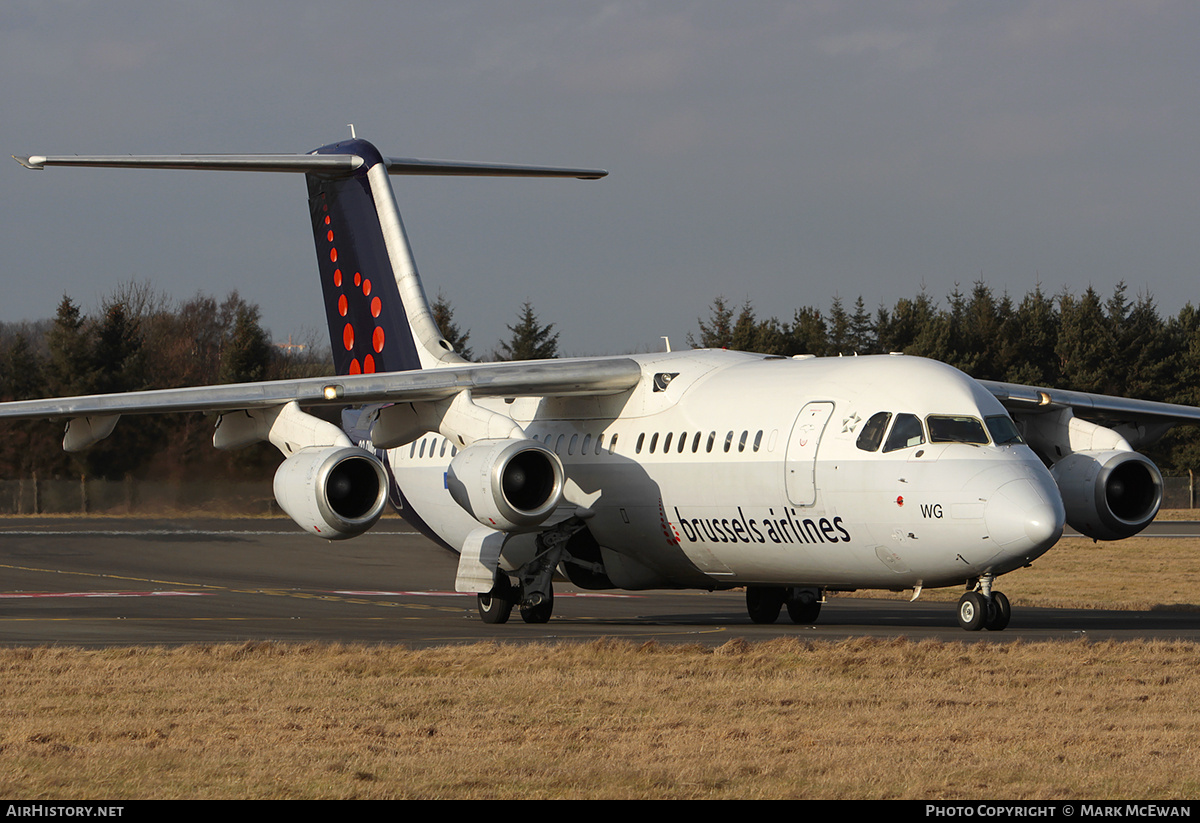 Aircraft Photo of OO-DWG | British Aerospace Avro 146-RJ100 | Brussels Airlines | AirHistory.net #295599
