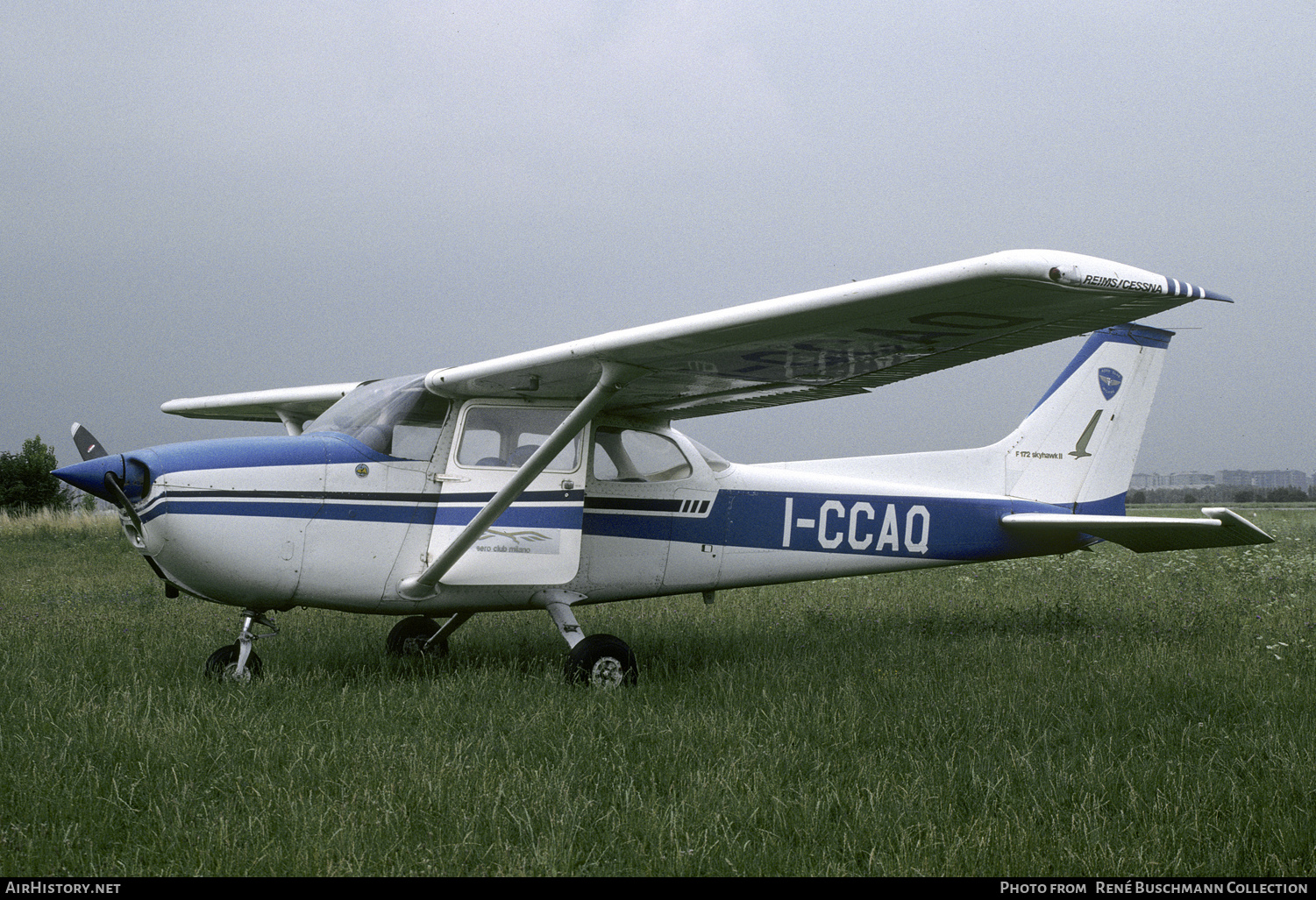 Aircraft Photo of I-CCAQ | Reims F172M Skyhawk | Aero Club Milano | AirHistory.net #295629