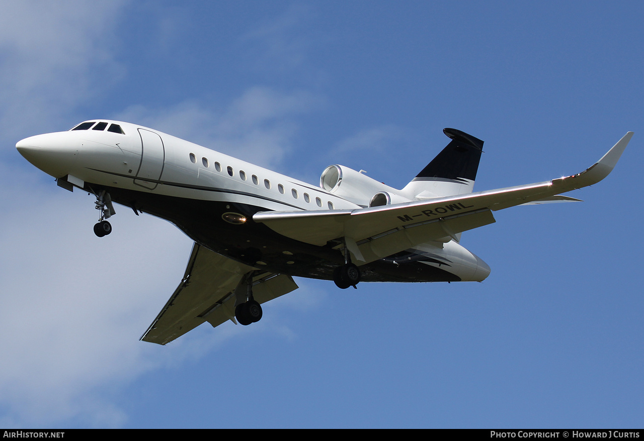 Aircraft Photo of M-ROWL | Dassault Falcon 900EX | AirHistory.net #295649