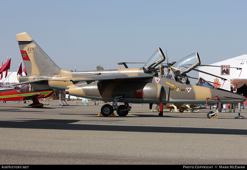 Aircraft Photo of 228 | Dassault-Dornier Alpha Jet H | Morocco - Air Force | AirHistory.net #295658