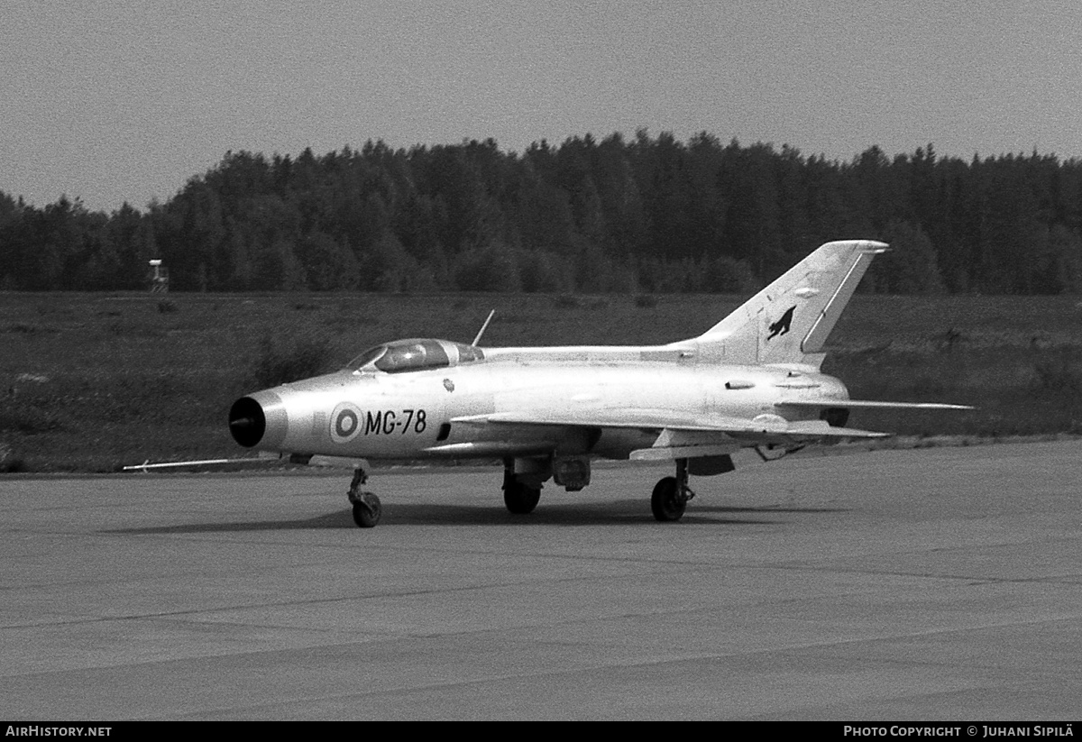 Aircraft Photo of MG-78 | Mikoyan-Gurevich MiG-21F-13 | Finland - Air Force | AirHistory.net #295665