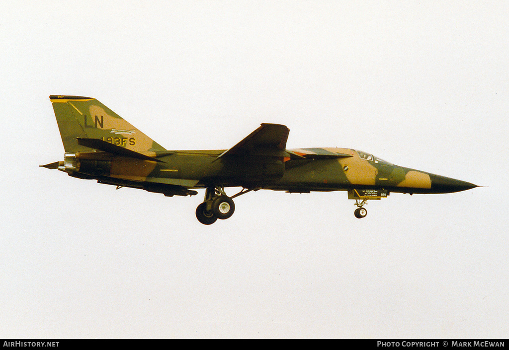 Aircraft Photo of 71-0889 | General Dynamics F-111F Aardvark | USA - Air Force | AirHistory.net #295670