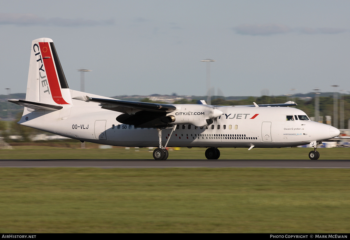 Aircraft Photo of OO-VLJ | Fokker 50 | CityJet | AirHistory.net #295690