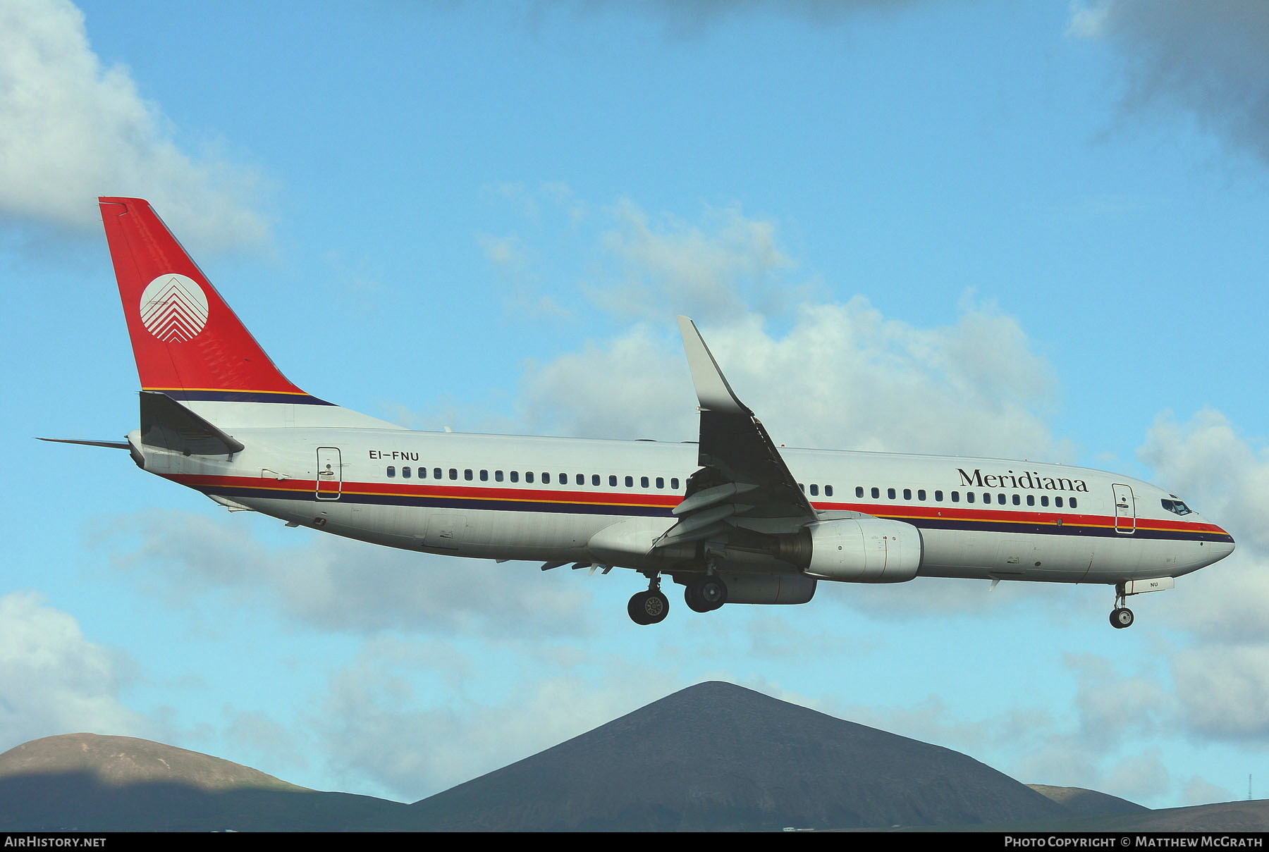 Aircraft Photo of EI-FNU | Boeing 737-86N | Meridiana | AirHistory.net #295702