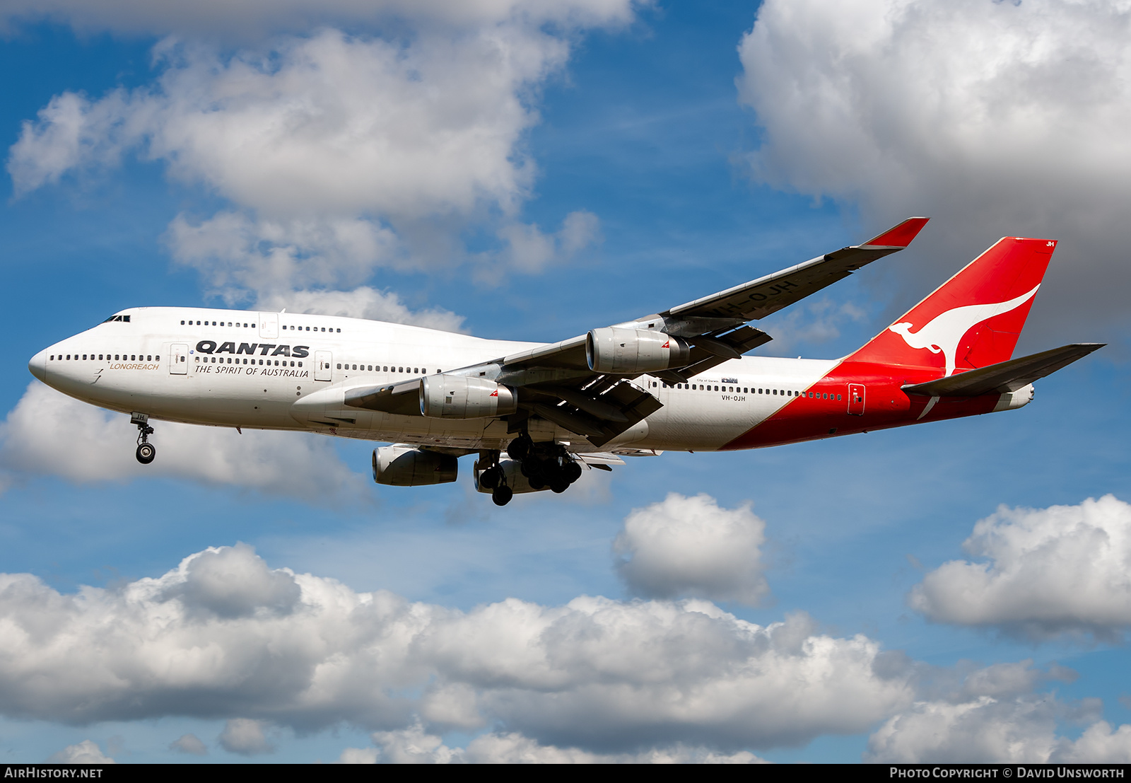 Aircraft Photo of VH-OJH | Boeing 747-438 | Qantas | AirHistory.net #295703