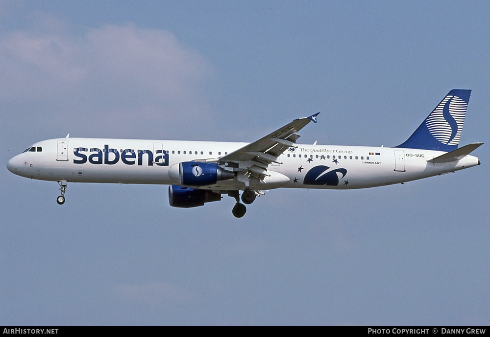 Aircraft Photo of OO-SUC | Airbus A321-211 | Sabena | AirHistory.net #295736