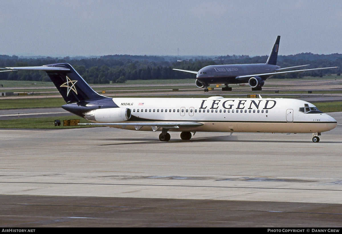 Aircraft Photo of N924LG | McDonnell Douglas DC-9-32 | Legend Airlines | AirHistory.net #295743