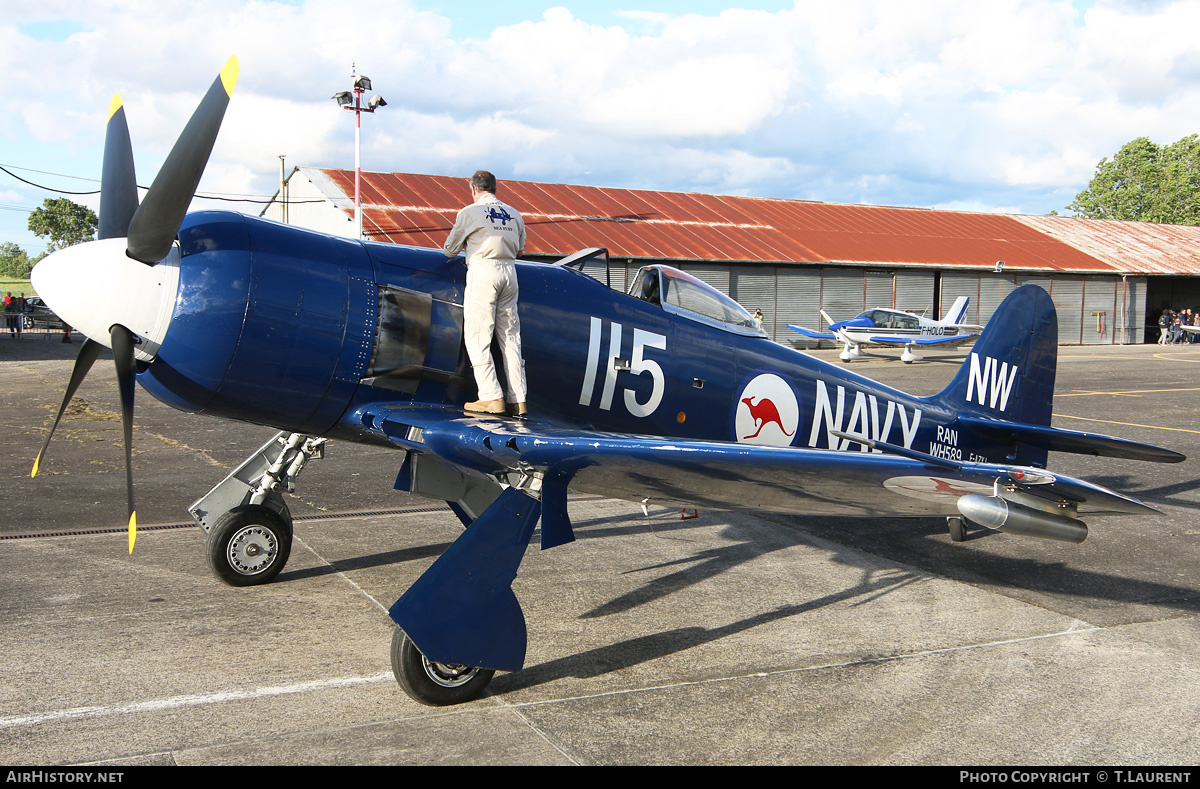 Aircraft Photo of F-AZXJ / WH589 | Hawker Sea Fury FB11 | Australia - Navy | AirHistory.net #295752