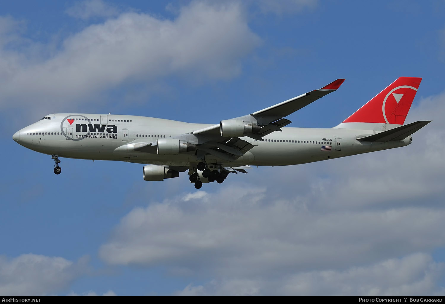 Aircraft Photo of N667US | Boeing 747-451 | Northwest Airlines | AirHistory.net #295758