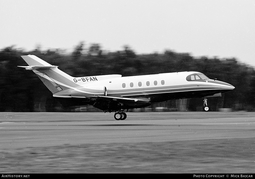 Aircraft Photo of G-BFAN | Hawker Siddeley HS-125-F600B | AirHistory.net #295788