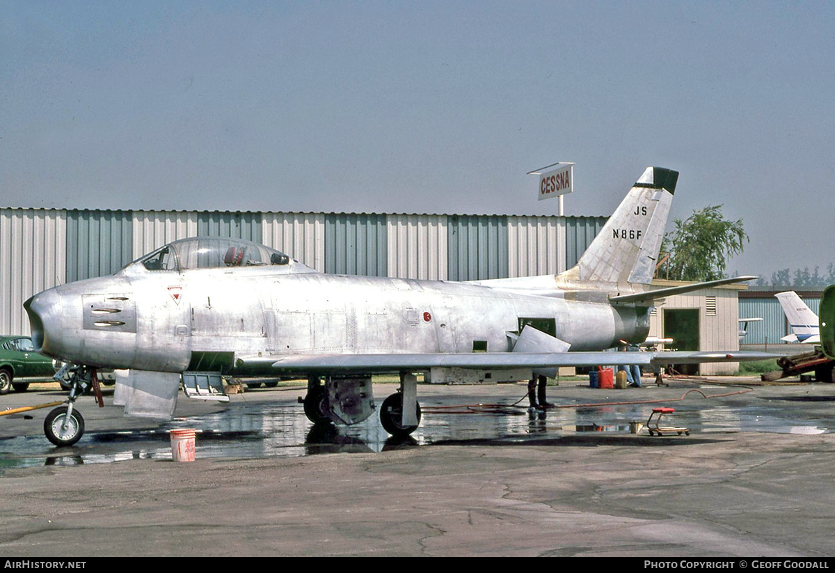 Aircraft Photo of N86F | North American F-86F Sabre | AirHistory.net #295796