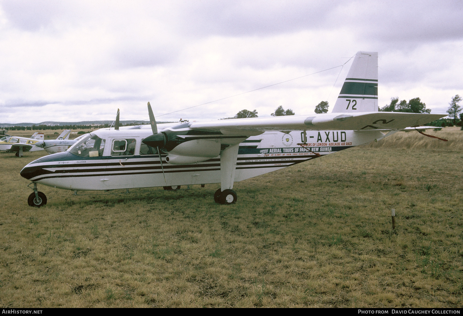 Aircraft Photo of G-AXUD | Britten-Norman BN-2A-26 Islander | Aerial Tours of Papua New Guinea | AirHistory.net #295801