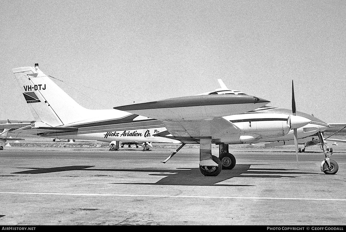 Aircraft Photo of VH-DTJ | Cessna 310L | Hicks Aviation | AirHistory.net #295810