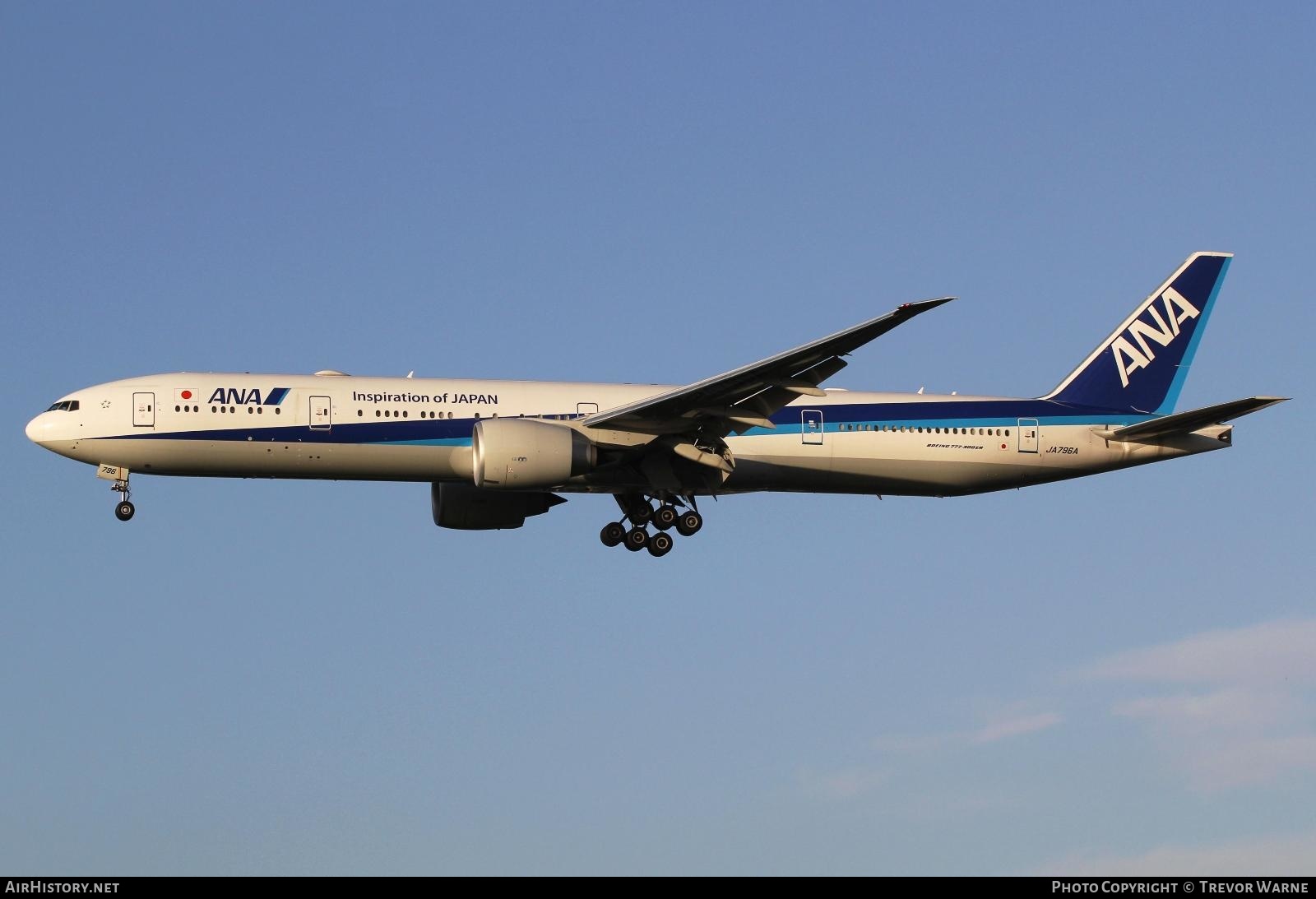 Aircraft Photo of JA796A | Boeing 777-300/ER | All Nippon Airways - ANA | AirHistory.net #295840