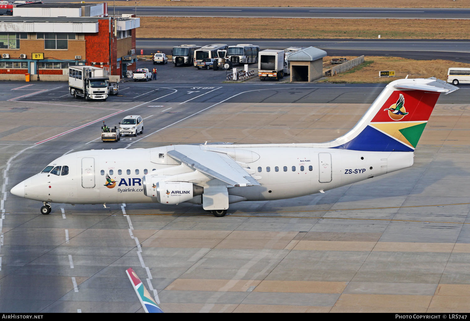 Aircraft Photo of ZS-SYP | BAE Systems Avro 146-RJ85 | Airlink | AirHistory.net #295843