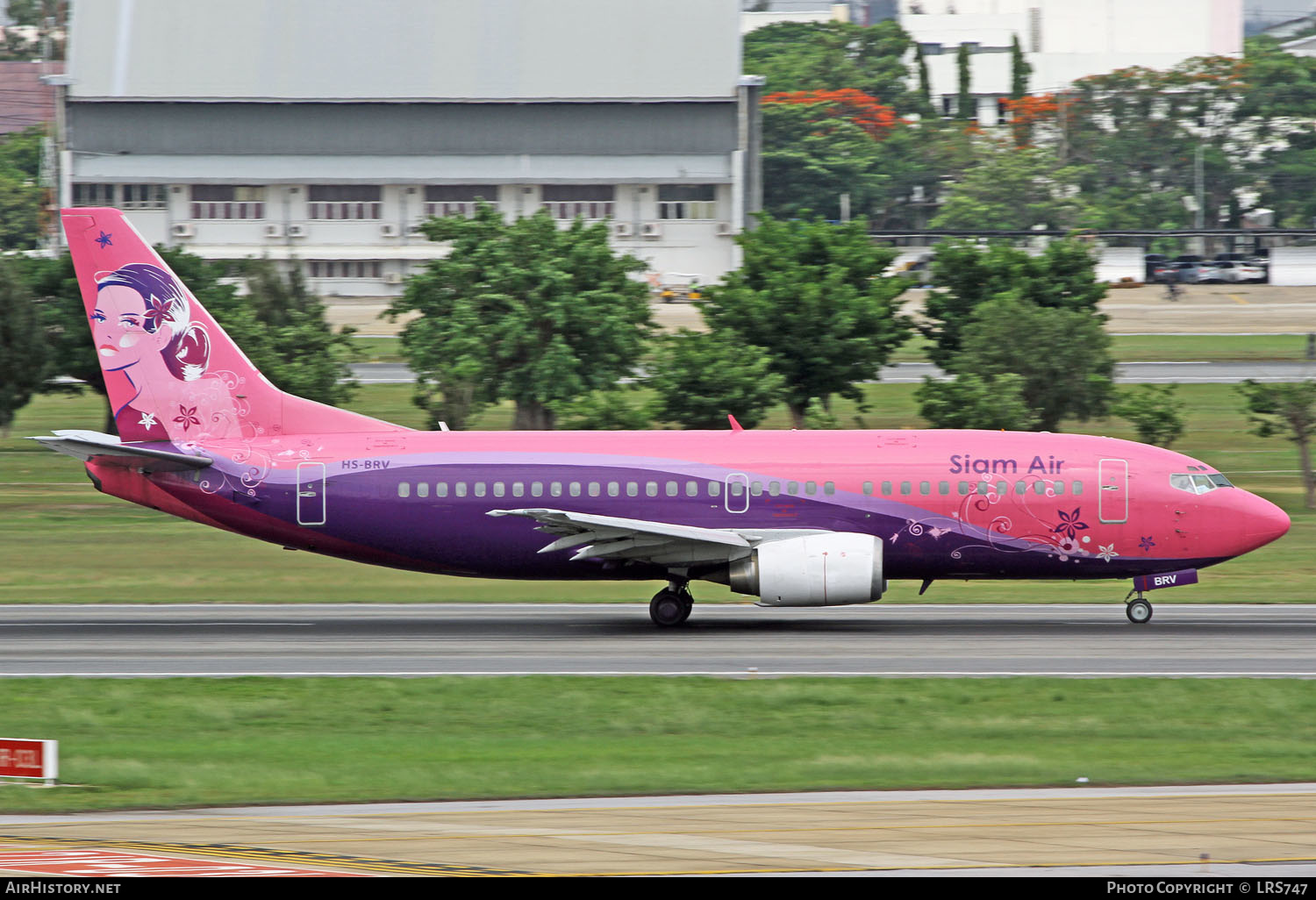Aircraft Photo of HS-BRV | Boeing 737-3L9 | Siam Air | AirHistory.net #295847