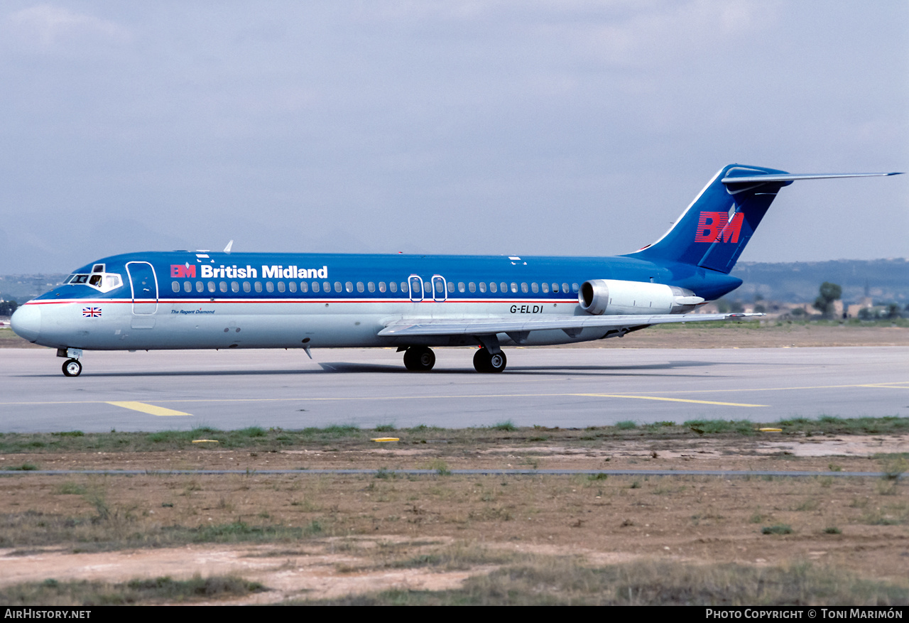 Aircraft Photo of G-ELDI | McDonnell Douglas DC-9-32 | British Midland Airways - BMA | AirHistory.net #295865