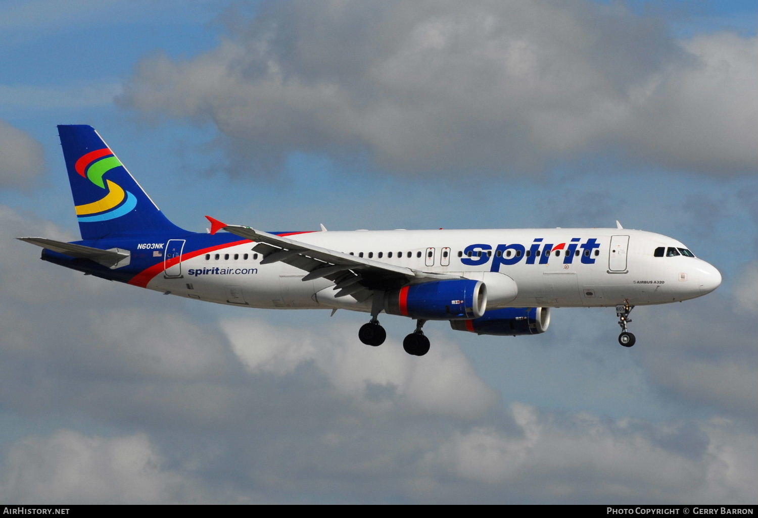 Aircraft Photo of N603NK | Airbus A320-232 | Spirit Airlines | AirHistory.net #295881