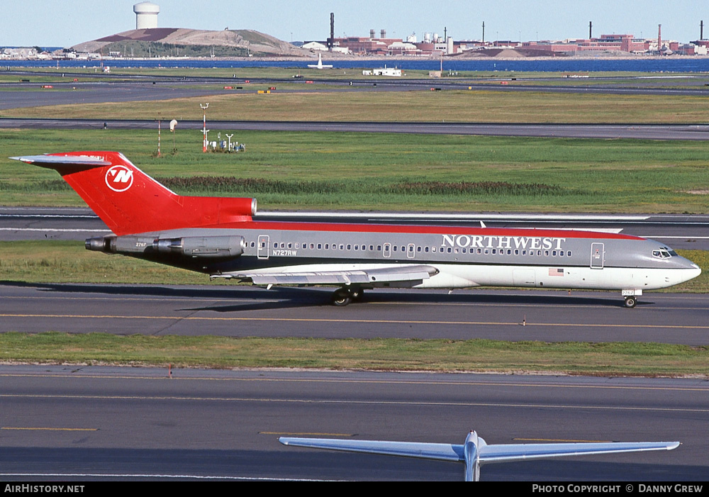 Aircraft Photo of N727RW | Boeing 727-2M7/Adv | Northwest Airlines | AirHistory.net #295903