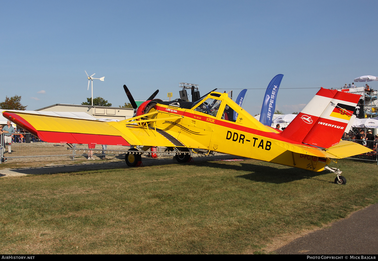 Aircraft Photo of D-FOAB / DDR-TAB | PZL-Okecie PZL-106AR Kruk | Gehling Flugtechnik | Interflug | AirHistory.net #296070
