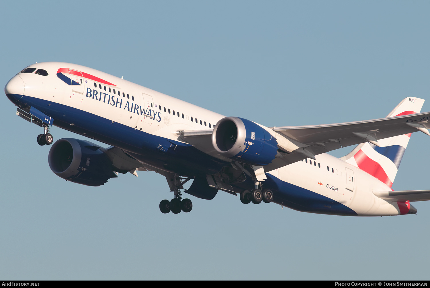 Aircraft Photo of G-ZBJD | Boeing 787-8 Dreamliner | British Airways | AirHistory.net #296072