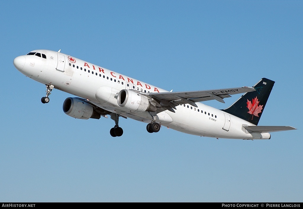 Aircraft Photo of C-FMSY | Airbus A320-211 | Air Canada | AirHistory.net #296109