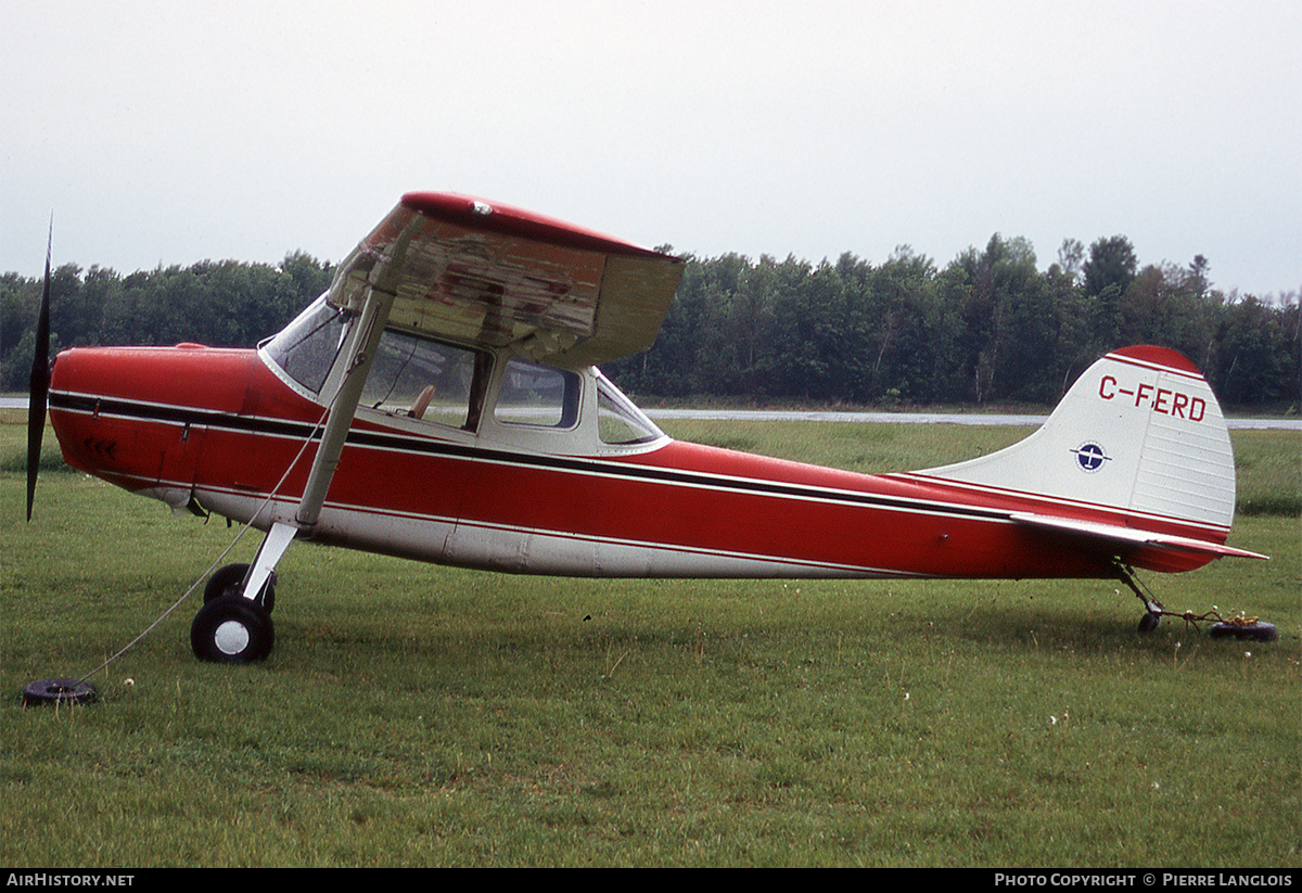 Aircraft Photo of C-FERD | Cessna O-1A Bird Dog | Montreal Soaring Club - Club de Vol à Voile de Montréal | AirHistory.net #296125