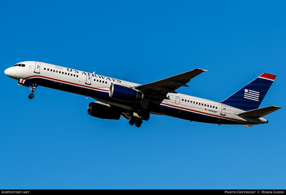 Aircraft Photo of N916UW | Boeing 757-225 | US Airways | AirHistory.net #296127