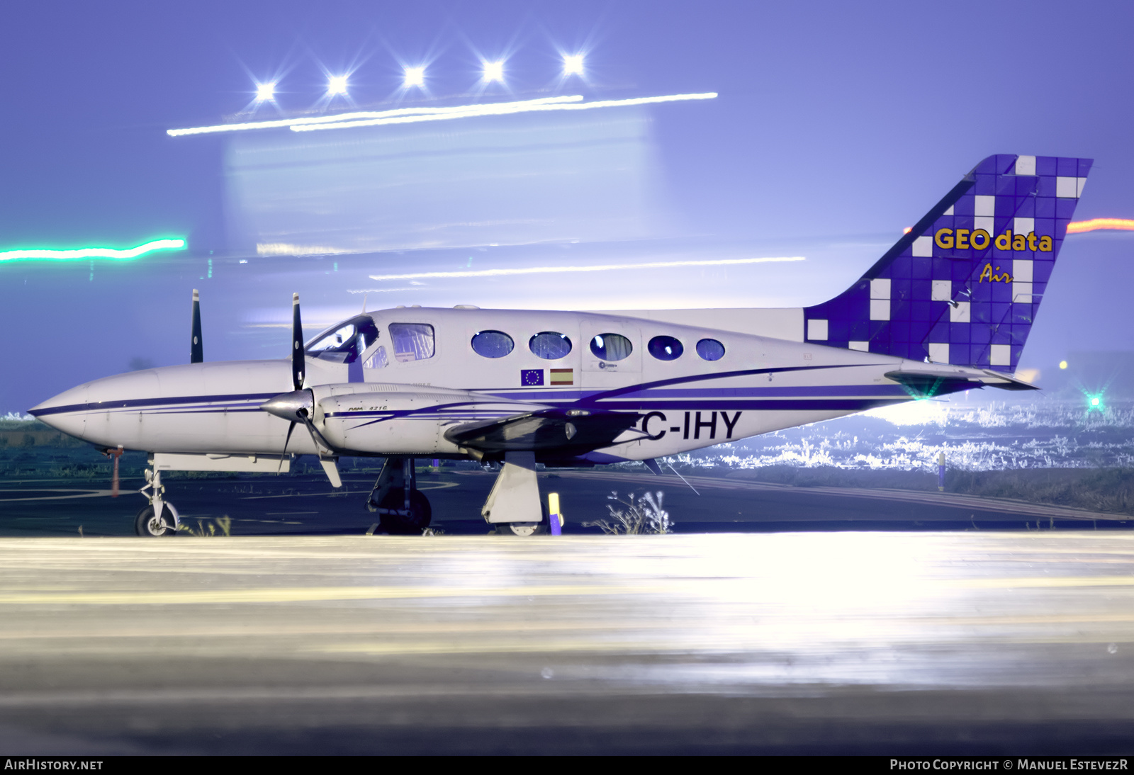 Aircraft Photo of EC-IHY | Cessna 421C Golden Eagle | GEO data air | AirHistory.net #296135