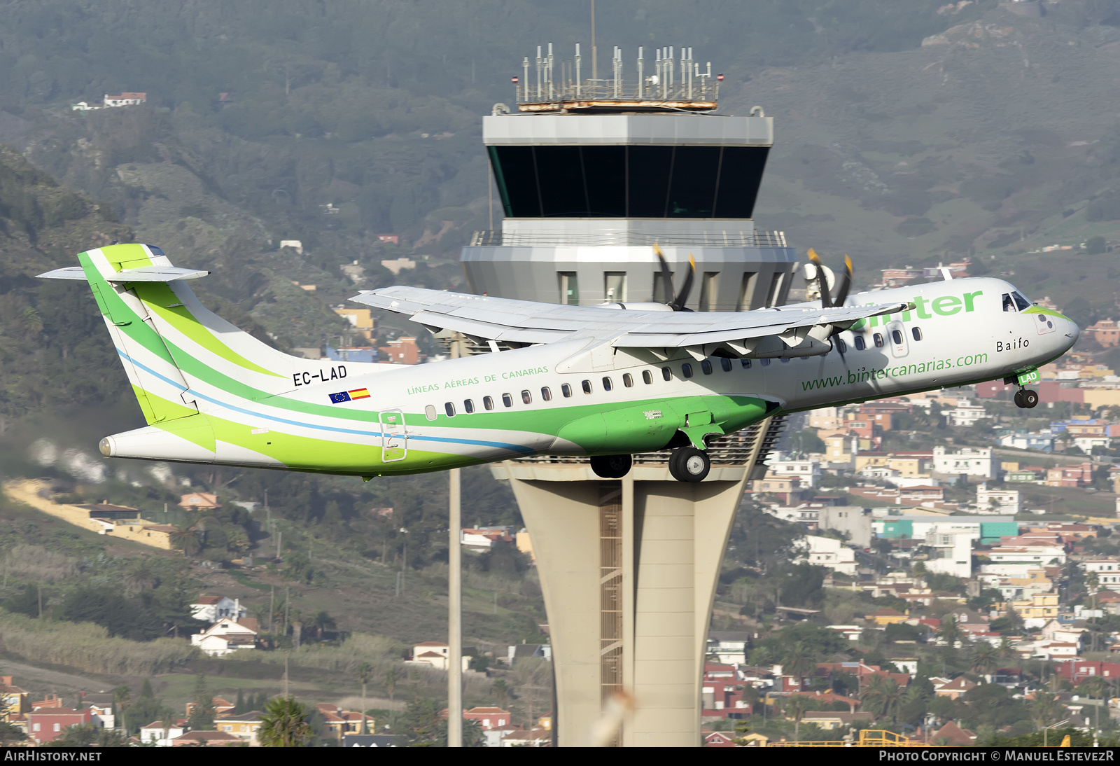 Aircraft Photo of EC-LAD | ATR ATR-72-500 (ATR-72-212A) | Binter Canarias | AirHistory.net #296148