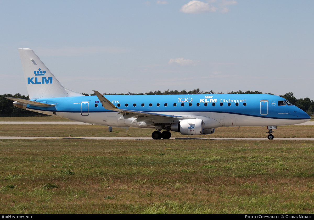 Aircraft Photo of PH-EXS | Embraer 175STD (ERJ-170-200STD) | KLM Cityhopper | AirHistory.net #296151